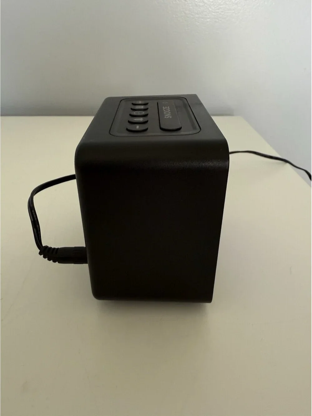 Capello Digital Alarm Clock CA-10 Toc Black W/USB Charging Port Dual Alarms EUC